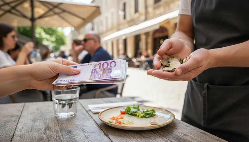Illustration of euros: The currency used in many European countries.