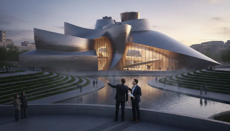 Illustration of architecturally: In a way related to architecture or design.