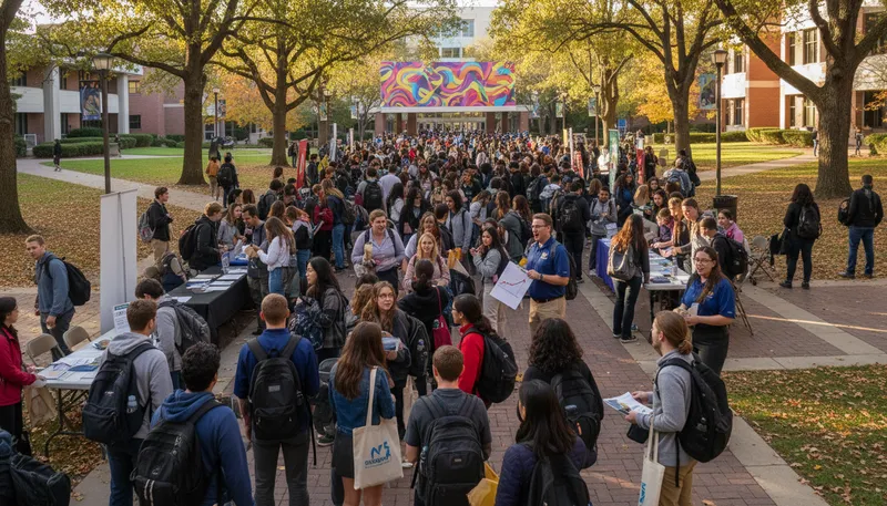 Illustration of enrollment: the number of people enrolled in a program