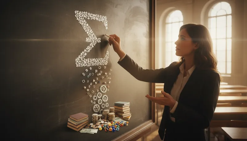 Illustration of sigma: A letter in the Greek alphabet, often used in math.