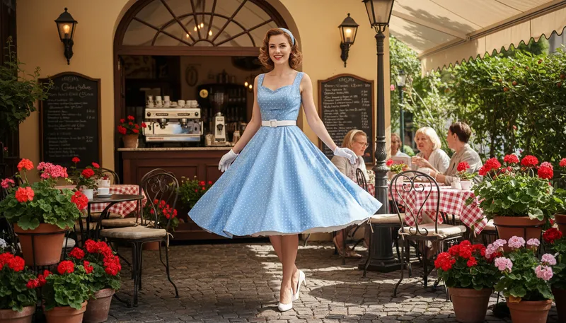 Illustration of old-fashioned look: a style that is outdated or classic.