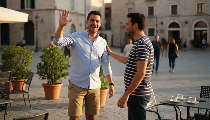 Illustration of hala: A greeting used in some cultures, meaning hello.