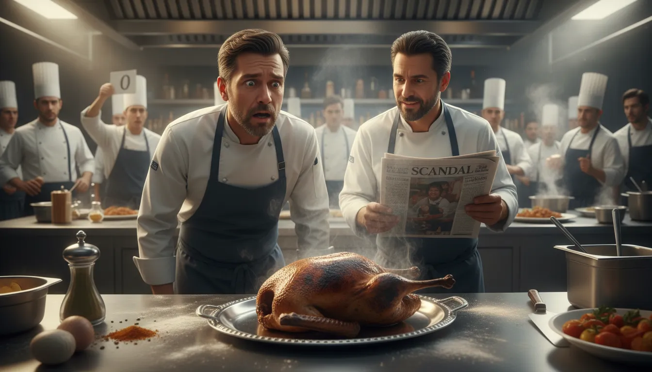Ilustração de cook someone's goose: To ruin someone's plans or chances.