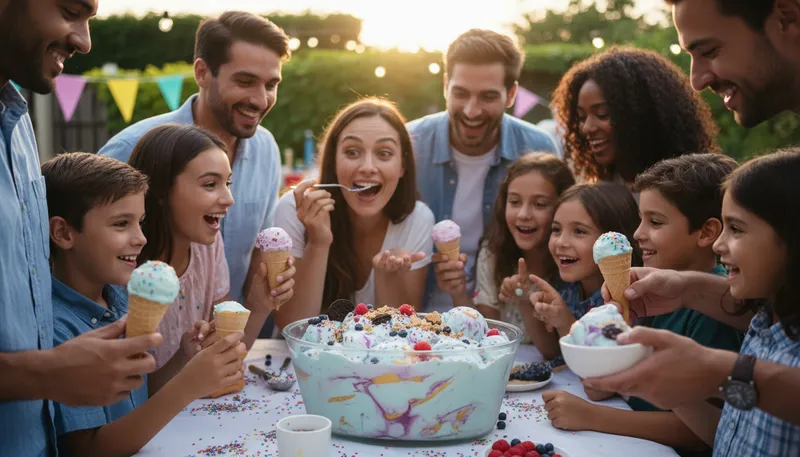 Illustration of breyer: A brand known for ice cream and frozen desserts.