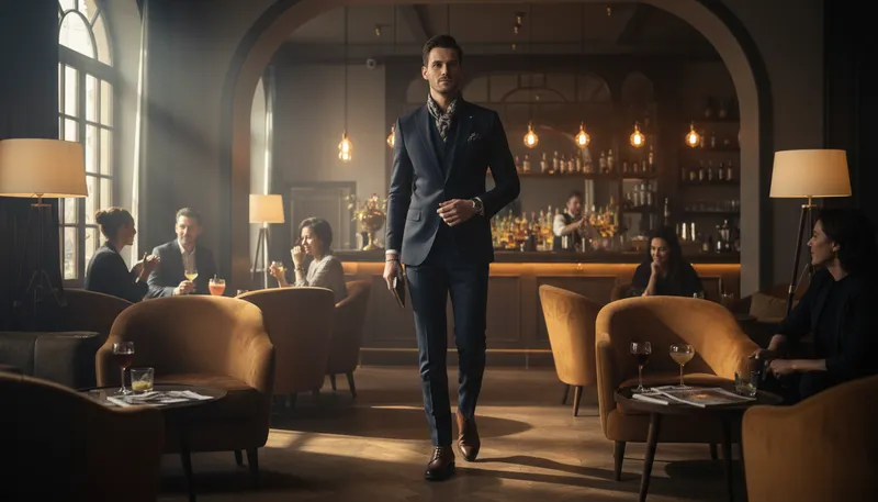 Illustration of swag: Stylish confidence or coolness.