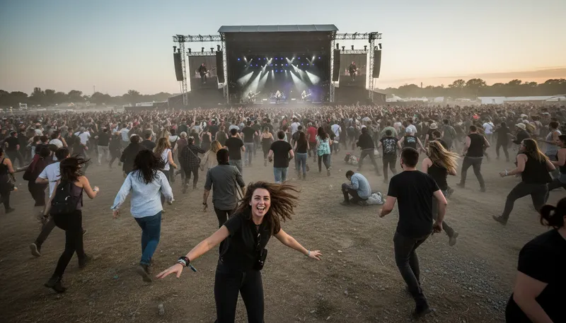 Illustration of horde: A large group or crowd of people.