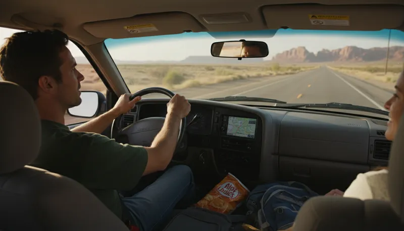 Illustration of take the wheel: To take control of a situation.