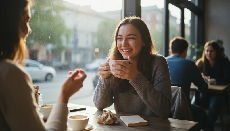 Illustration of crack a smile: To begin to smile.