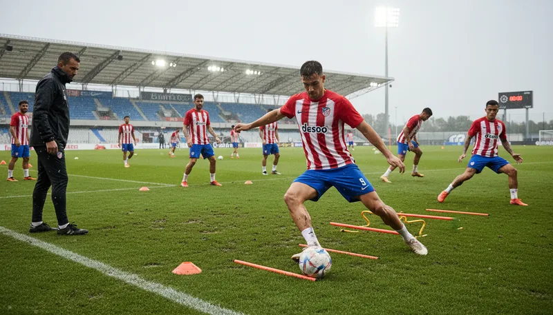 Illustration of atlético: Refers to the athletic or sporty nature.