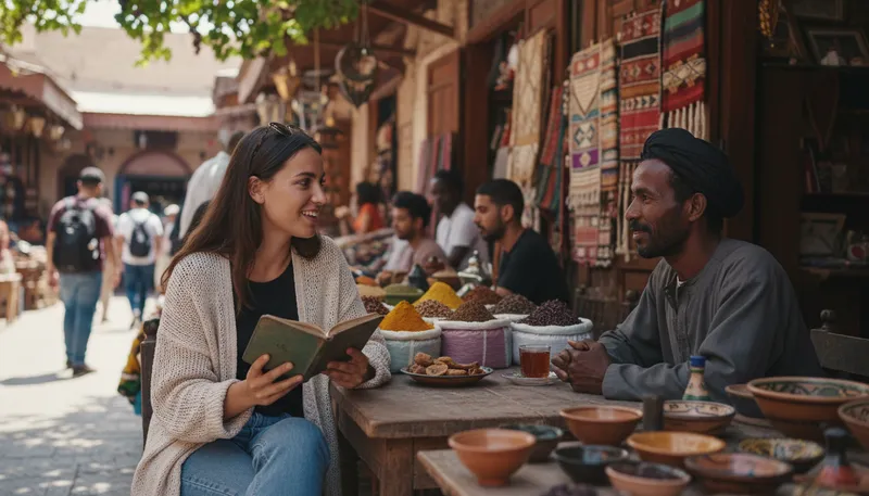 Illustration of arabic: a language spoken in many Middle Eastern countries