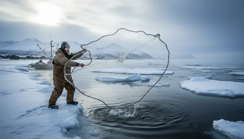 Illustration of nome: A city in Alaska, known for fishing.