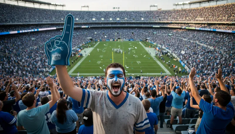 Illustration of fanatic: An overly enthusiastic person.