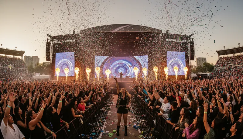 Illustration of smash hit: a very successful event or product