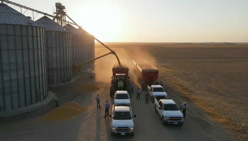 Illustration of cargill: A large company in agriculture and food production.