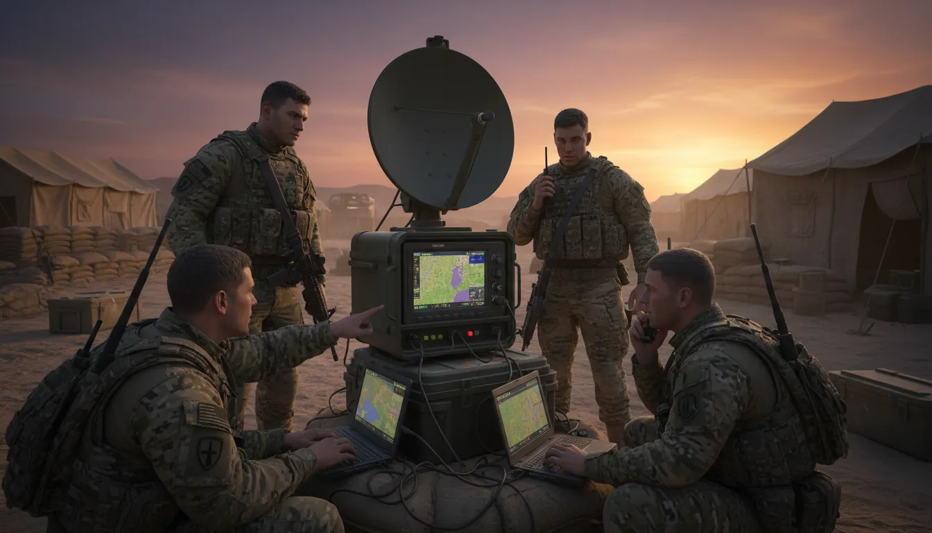 MCS 일러스트: military communication system