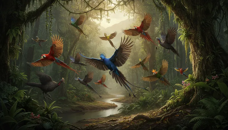 Illustration of papua: An island region with diverse cultures and wildlife.