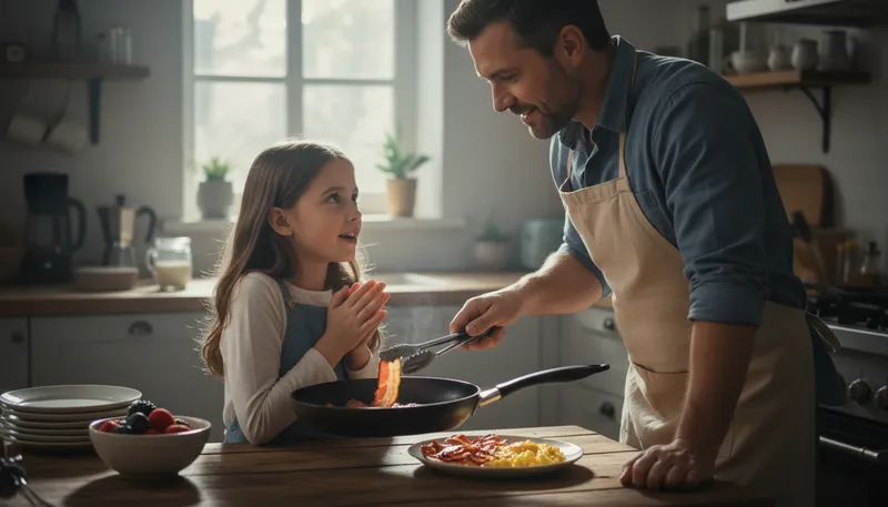 Illustration of good voice to beg bacon: a persuasive way of asking