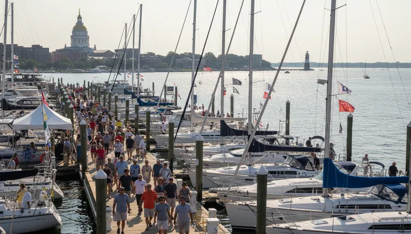 Illustration of annapolis: a city known for its naval academy.