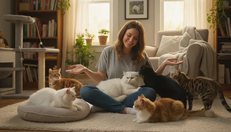 Illustration of all cats are beautiful: a statement appreciating all cats' appearance