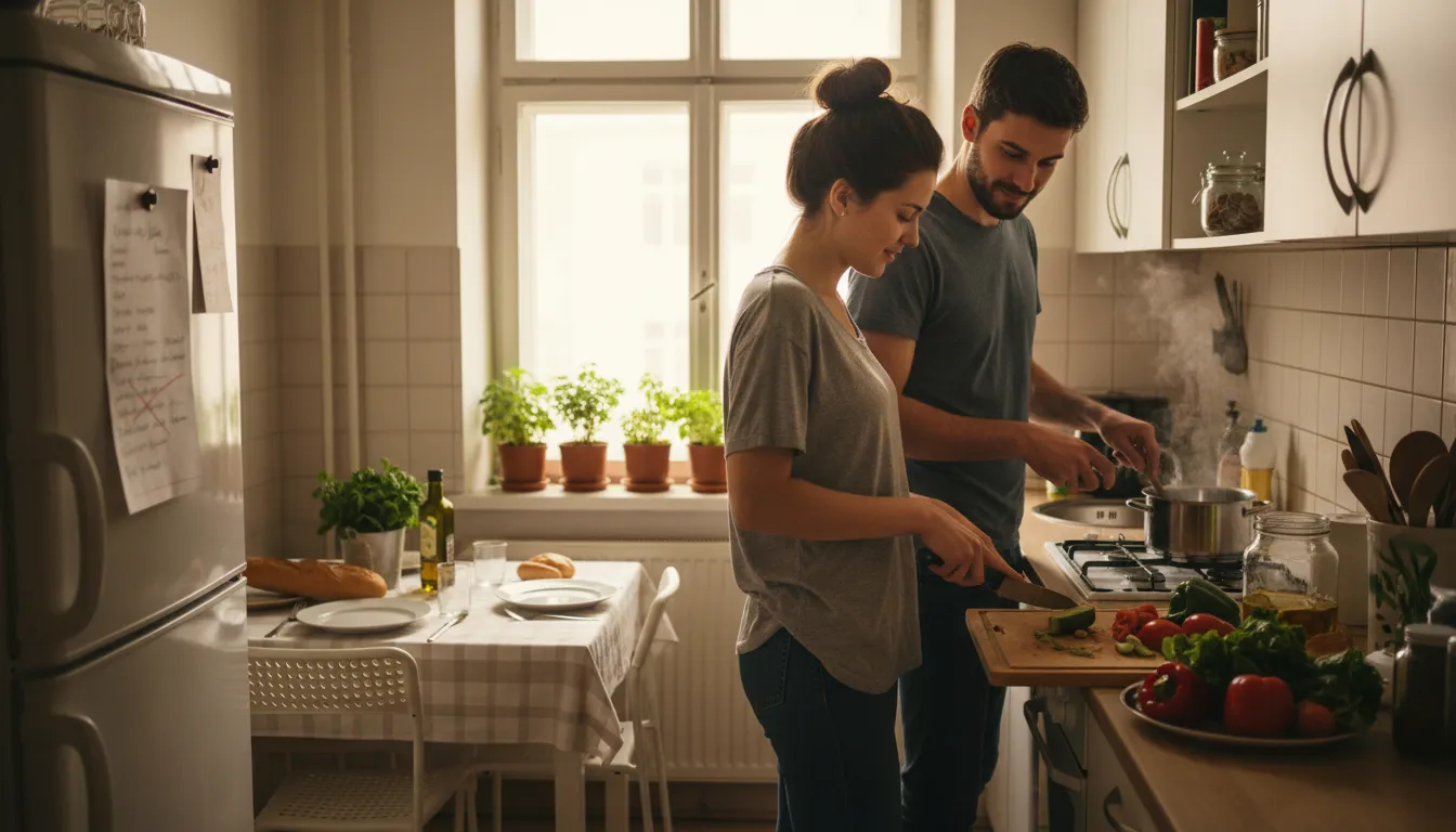 Illustration of economize: to save money, avoid waste