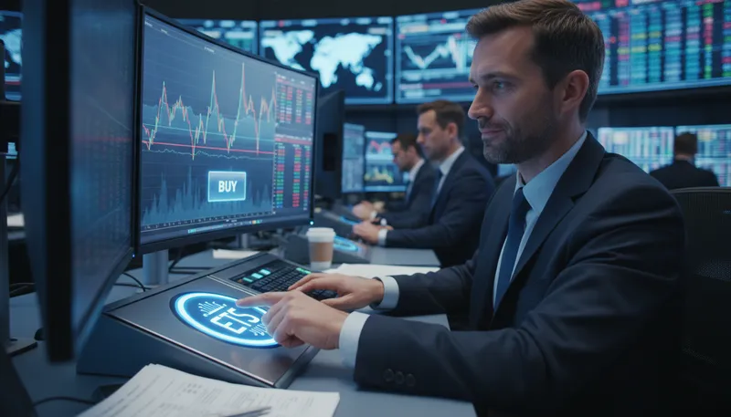 Illustration of ETS: Abbreviation for 'electronic trading system'.