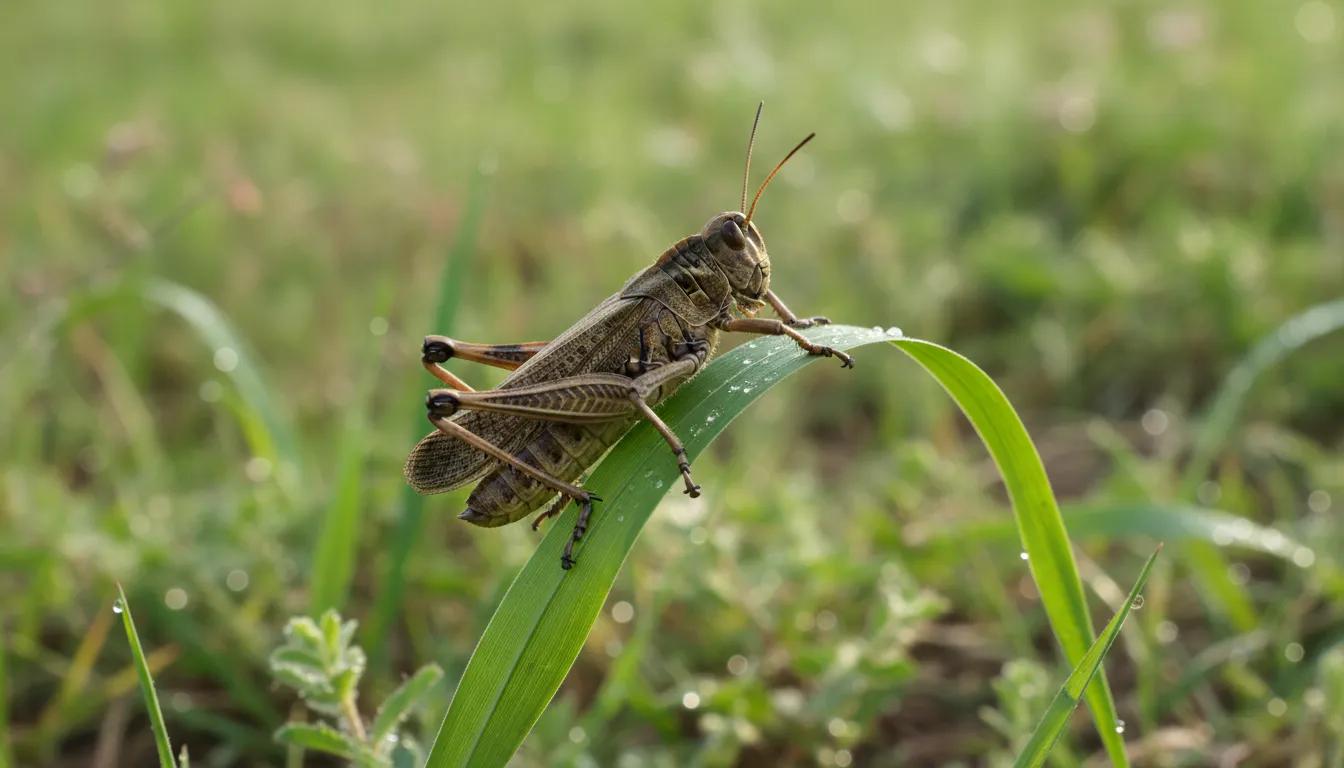 “locust” kelimesinin çizimi: A type of grasshopper that swarms.