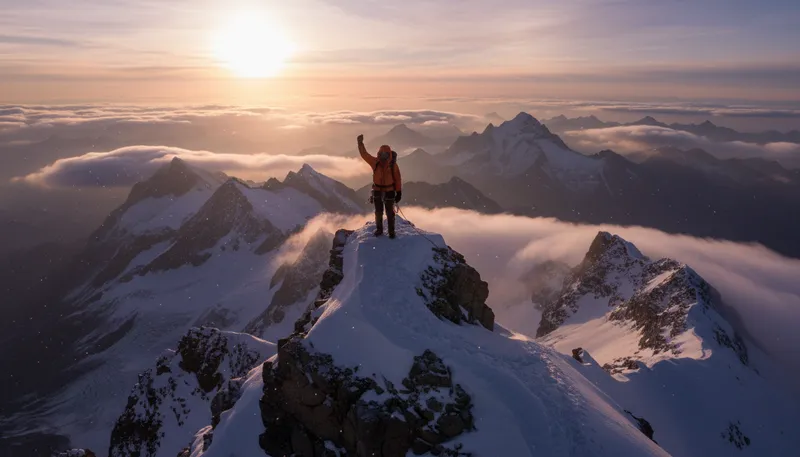 Illustration of apex: the highest point or peak