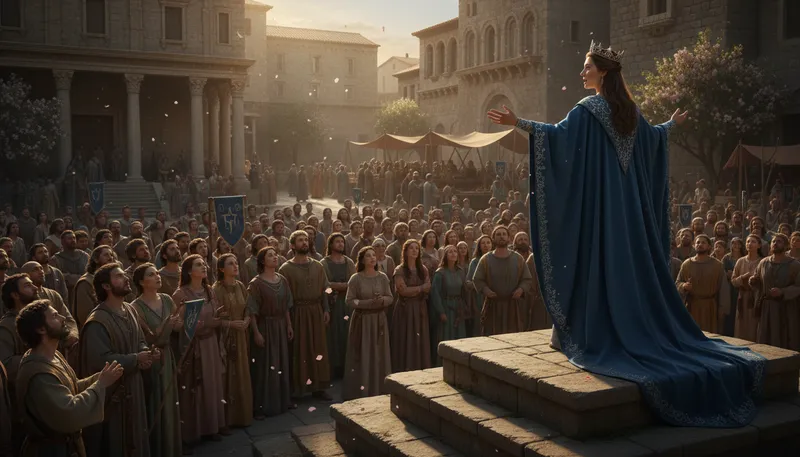 Illustration of ruler: a person who governs or leads