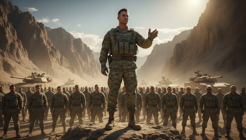 Illustration of command: control over a military unit