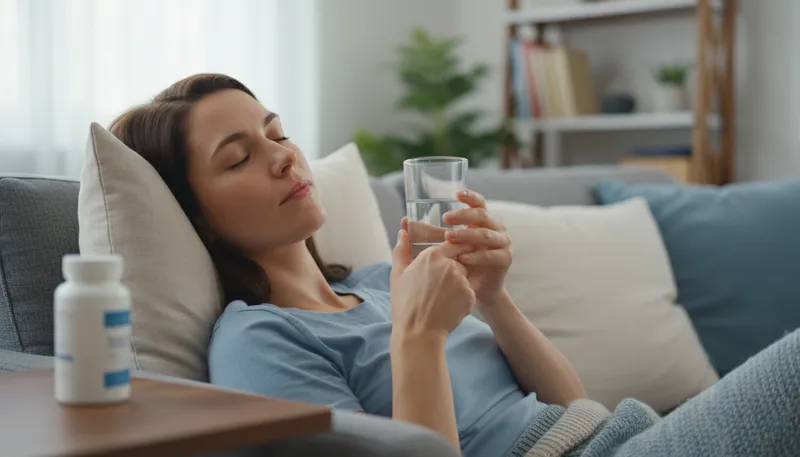 Illustration of analgesic: A medication that relieves pain.