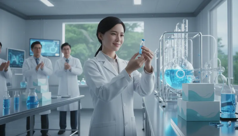 Illustration of merck: A global pharmaceutical company.