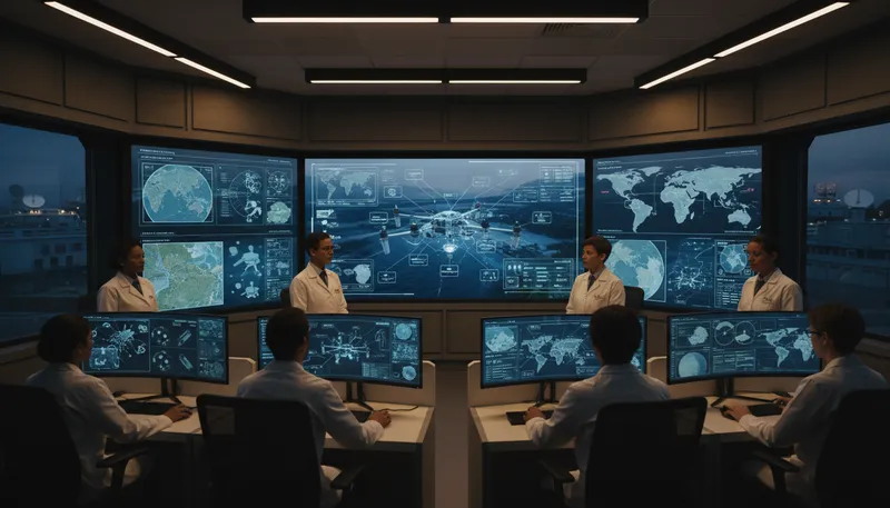 Illustration of thales: Defense and aerospace company providing technology solutions.
