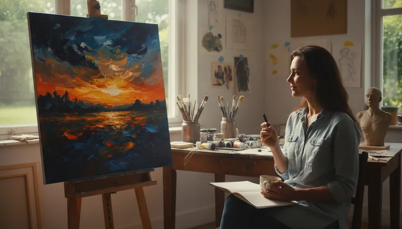 Illustration of inspire: to stimulate creativity or thought