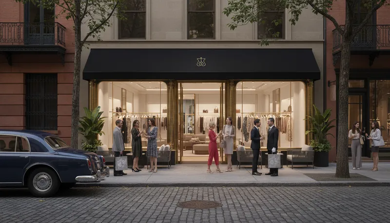 Illustration of upmarket: Targeted at wealthier consumers; high-end.