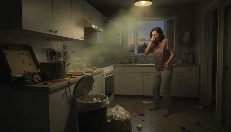 Illustration of unsavory: having a bad or unpleasant taste or smell.