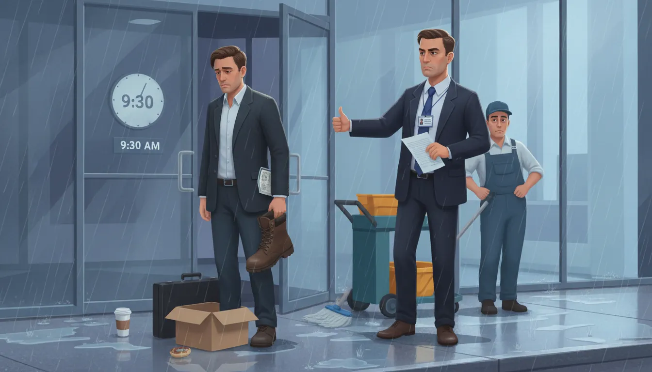 Ilustração de get the boot: to be dismissed or removed
