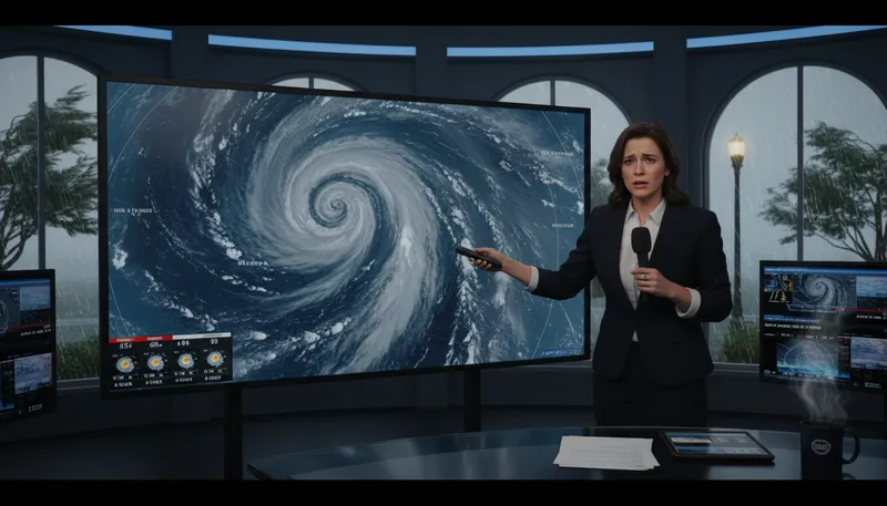 Illustration of meteorologist: A scientist who studies weather.