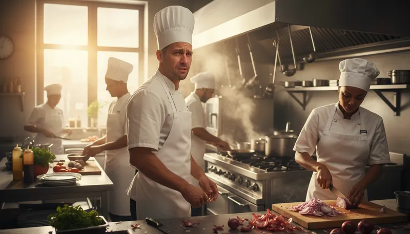 Illustration of is someone cutting onions: a phrase used when someone is crying