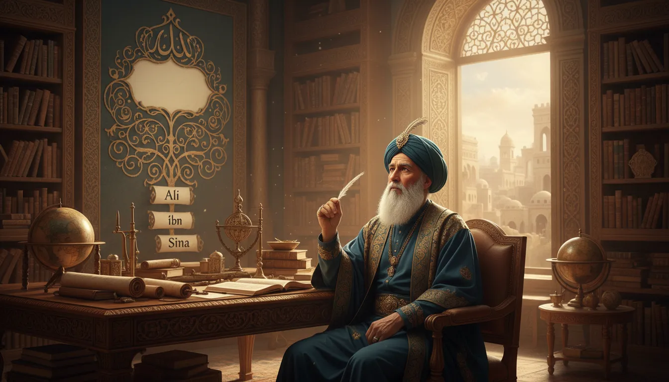 Иллюстрация ibn: A prefix meaning 'son of' in Arabic.