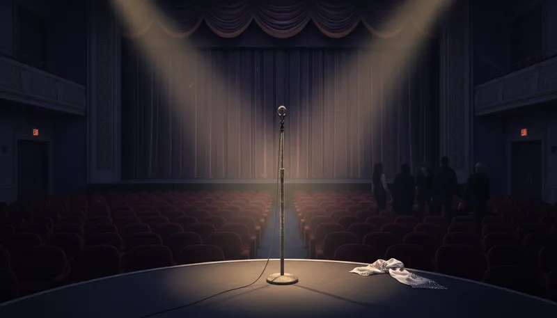 Illustration of elvis has left the building: an indication that the event is over