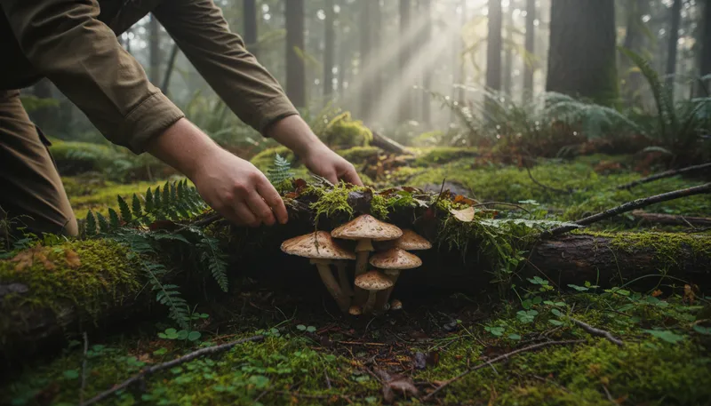Illustration of shrooms: Informal term for mushrooms, often edible varieties.