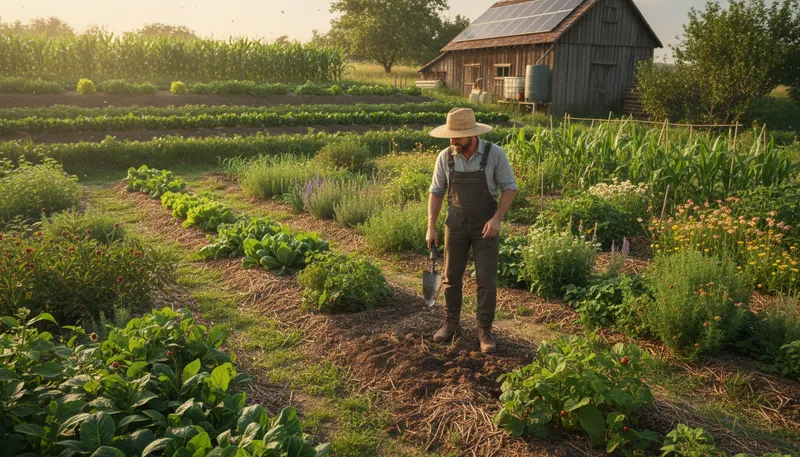 Illustration of sustainably: In a way that supports long-term ecological balance.