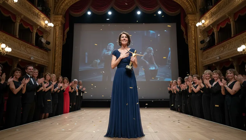 Illustration of césar: a French film award for excellence