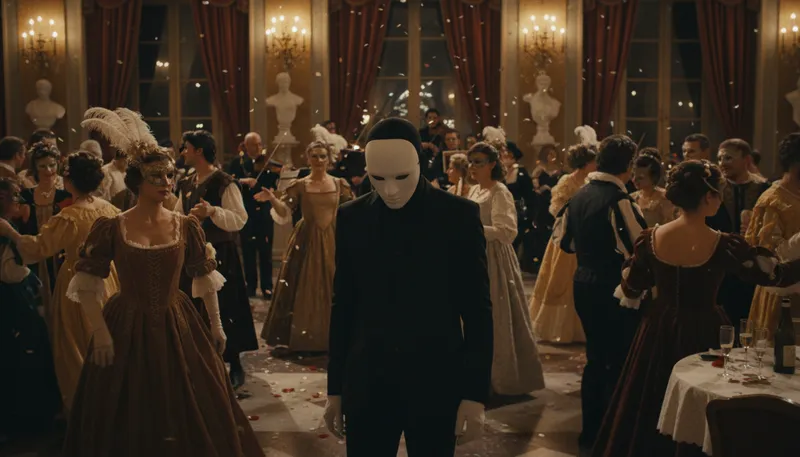 Illustration of impostor: A person pretending to be someone else.