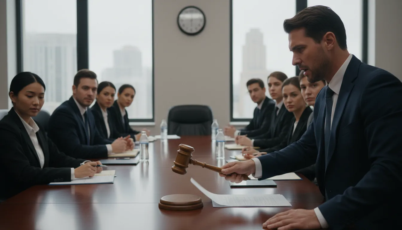 ภาพประกอบของ gavel to order: to officially start a meeting