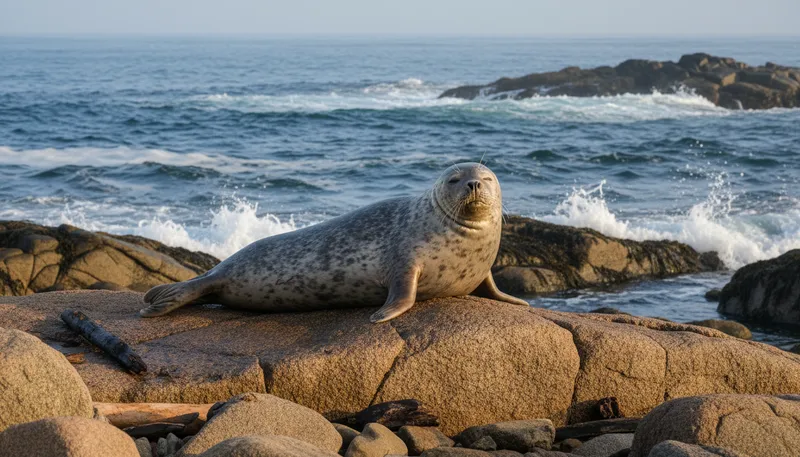 Illustration of seal: marine mammal