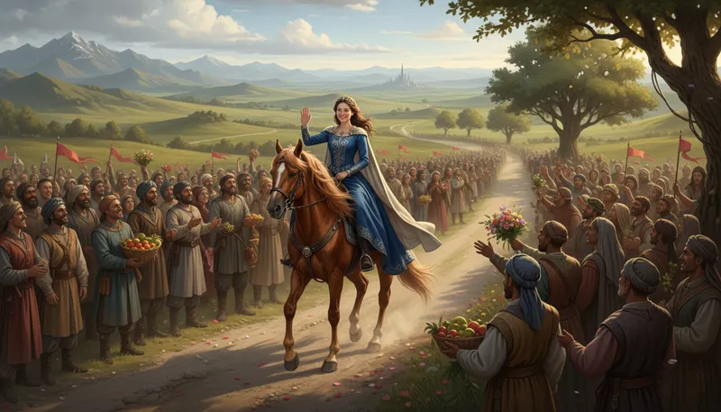 Illustration of kingdom: A country or area ruled by a king or queen.
