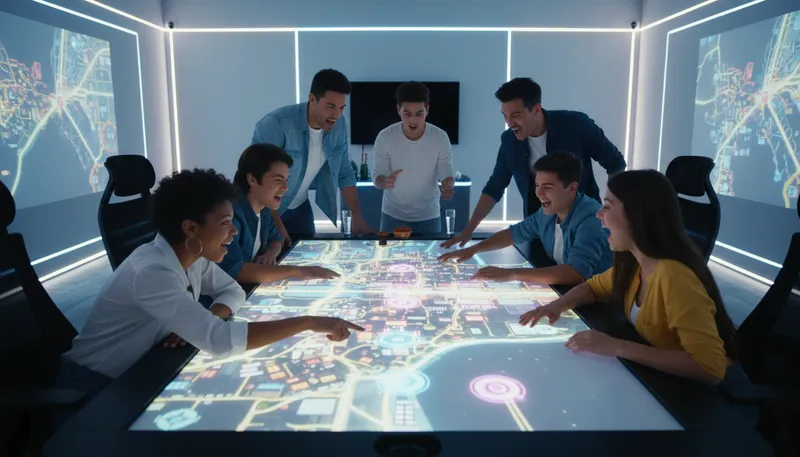 Illustration of interactive: Involving active participation or engagement.