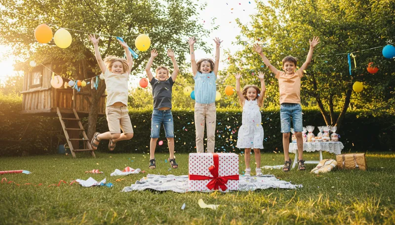 Illustration of jump for joy: express great happiness or excitement.