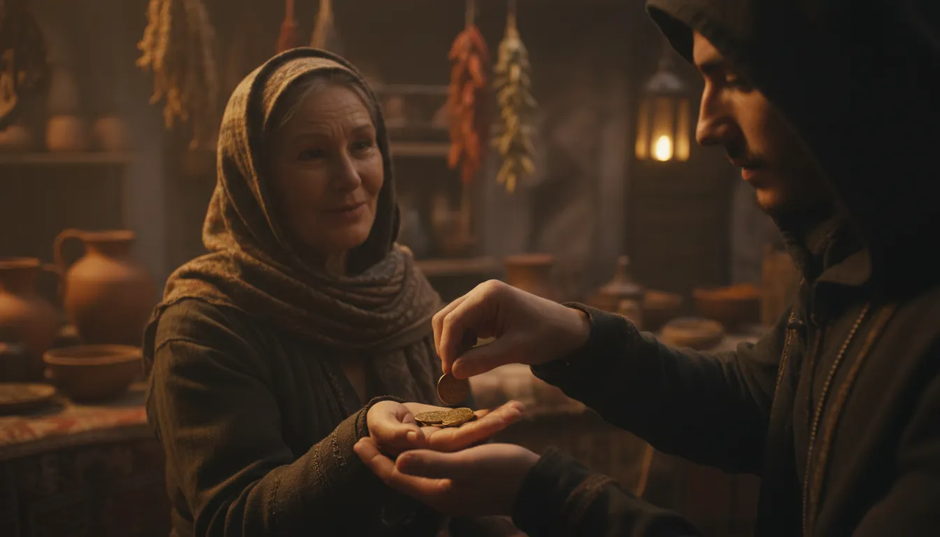 cross someone's palm 일러스트: Pay someone for a service or favor.